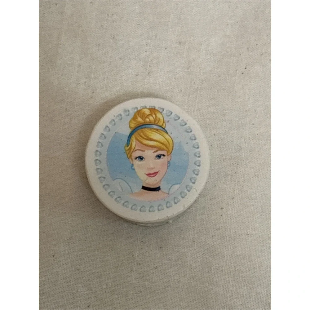 Disney Princess Eraser Lot 13pc Rapunzel Aurora Cinderella Belle Round Multi
